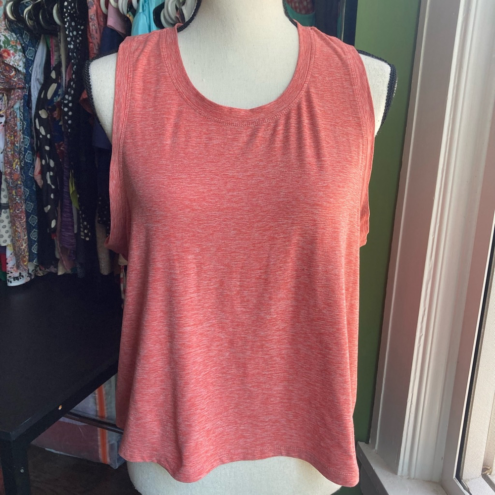 Women's Kyodan Tank Top Size L Coral Sleeveless